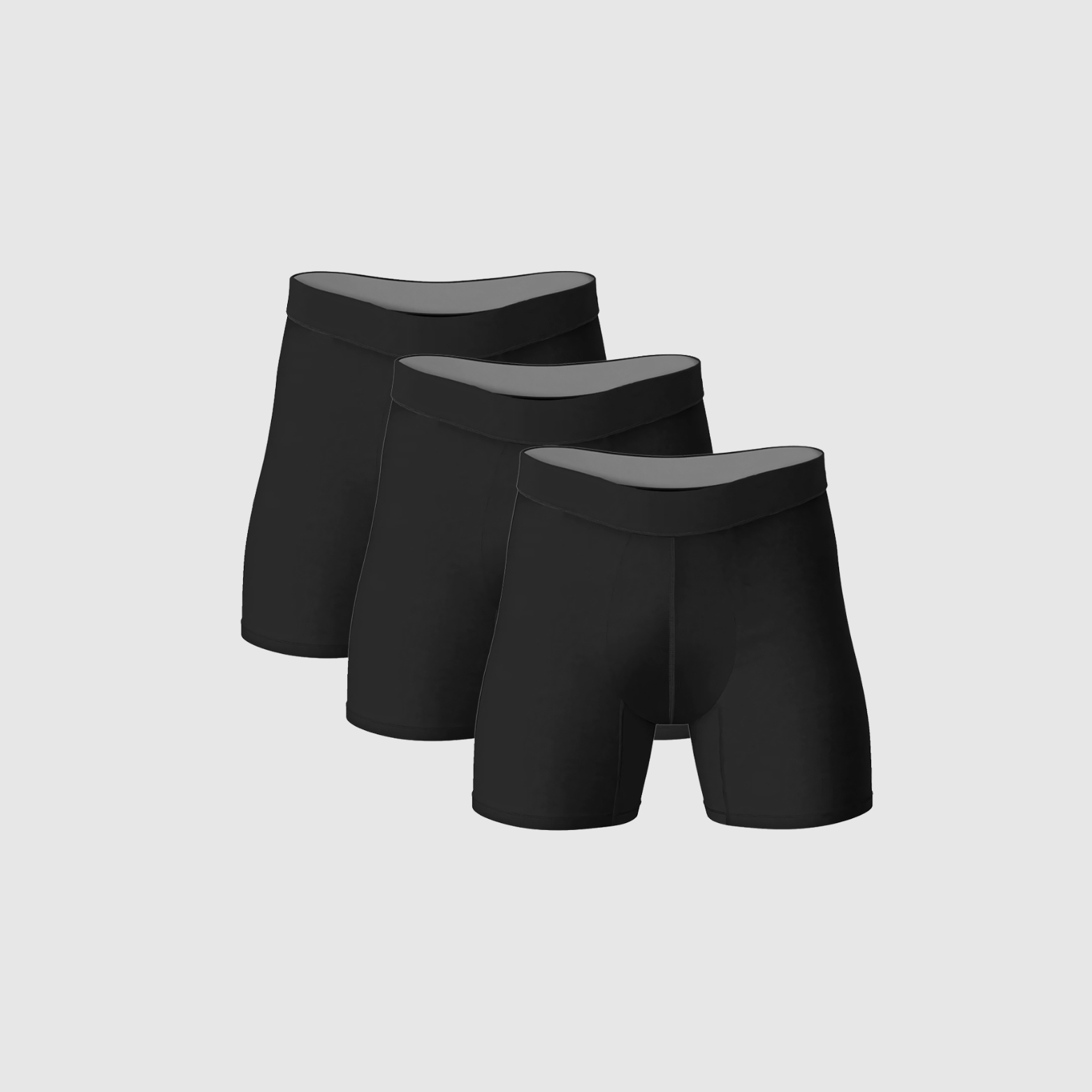 Load image into Gallery viewer, Black Boxer Briefs 3-Pack