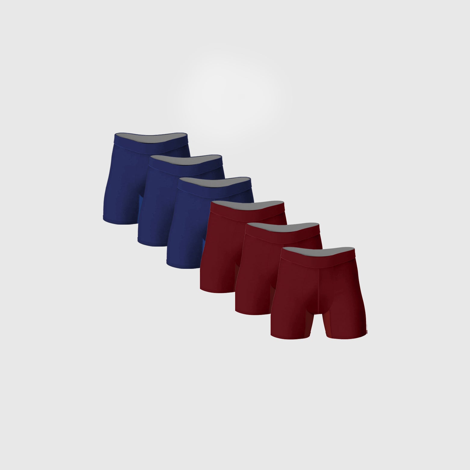Load image into Gallery viewer, Built Anti-Chafe Bamboo Boxer Briefs 6-Pack
