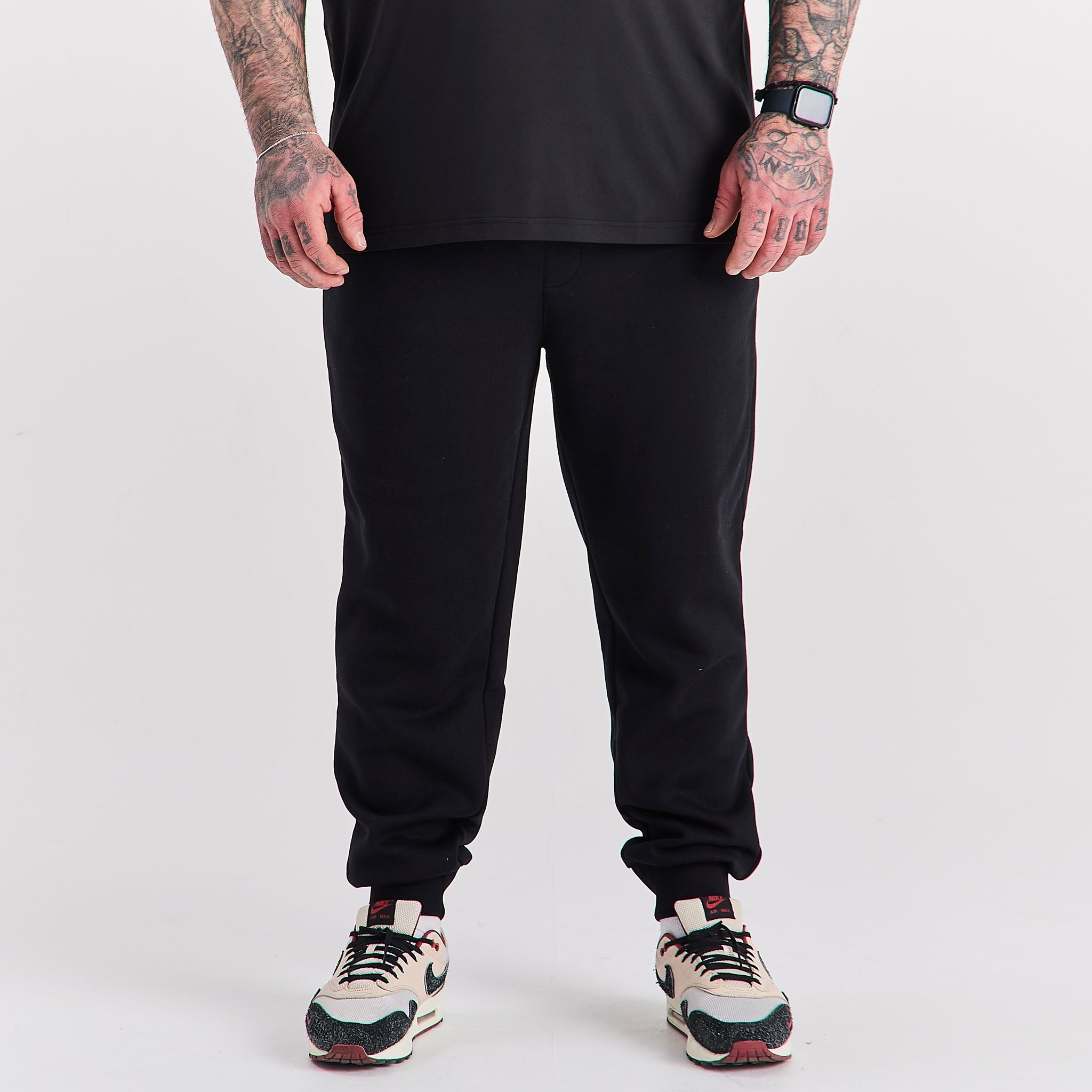 Load image into Gallery viewer, Black Hoodie &amp; Jogger Set
