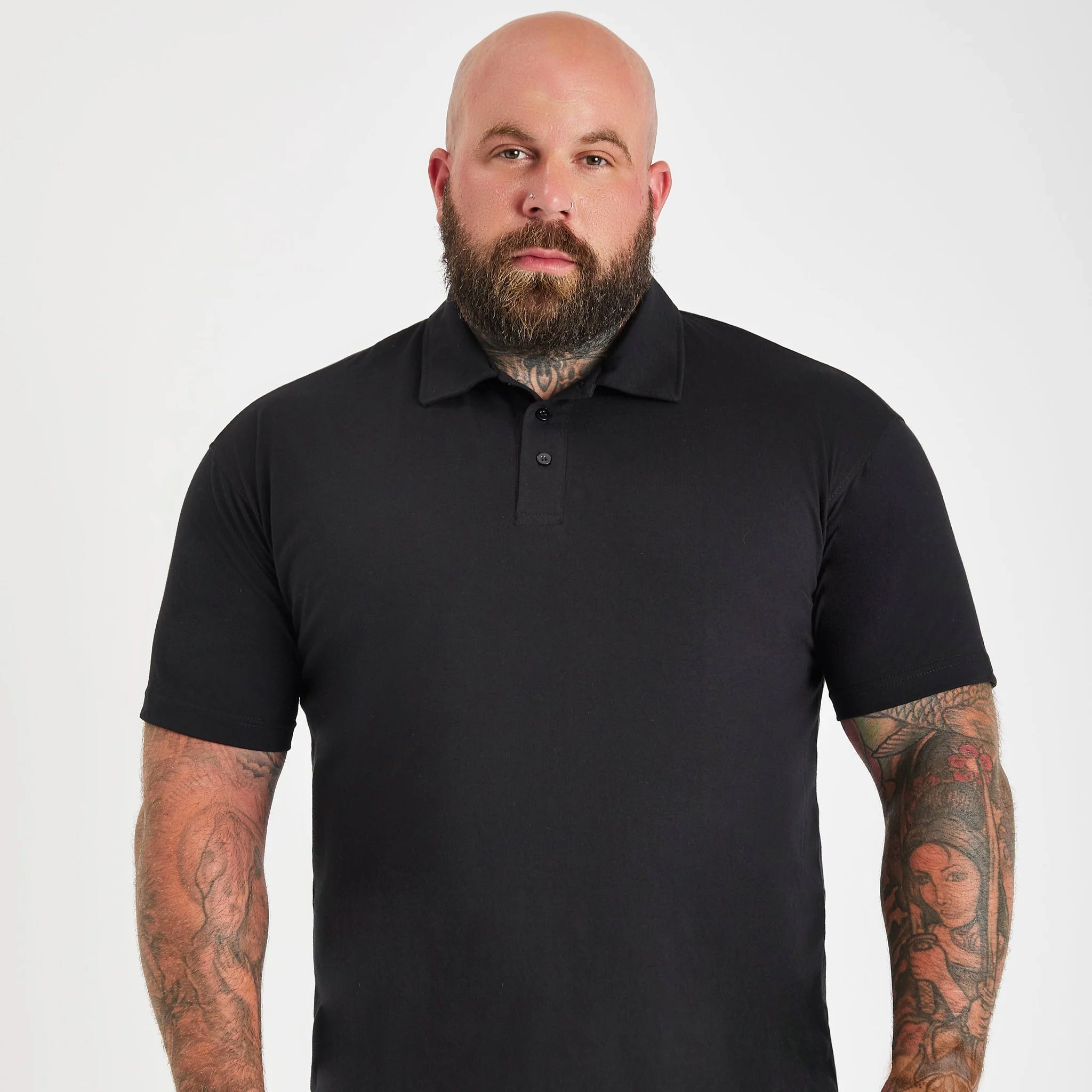 Load image into Gallery viewer, Tall Polo Black 3-Pack
