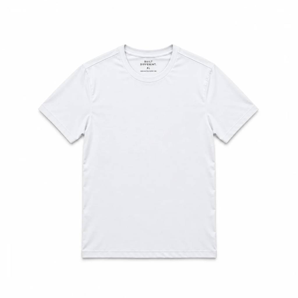 Load image into Gallery viewer, Tall White Crew Neck T-Shirt
