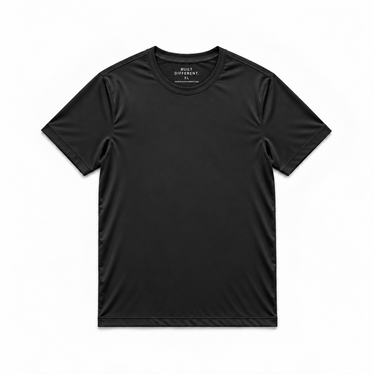 Load image into Gallery viewer, Black Active Crew Neck T-Shirt
