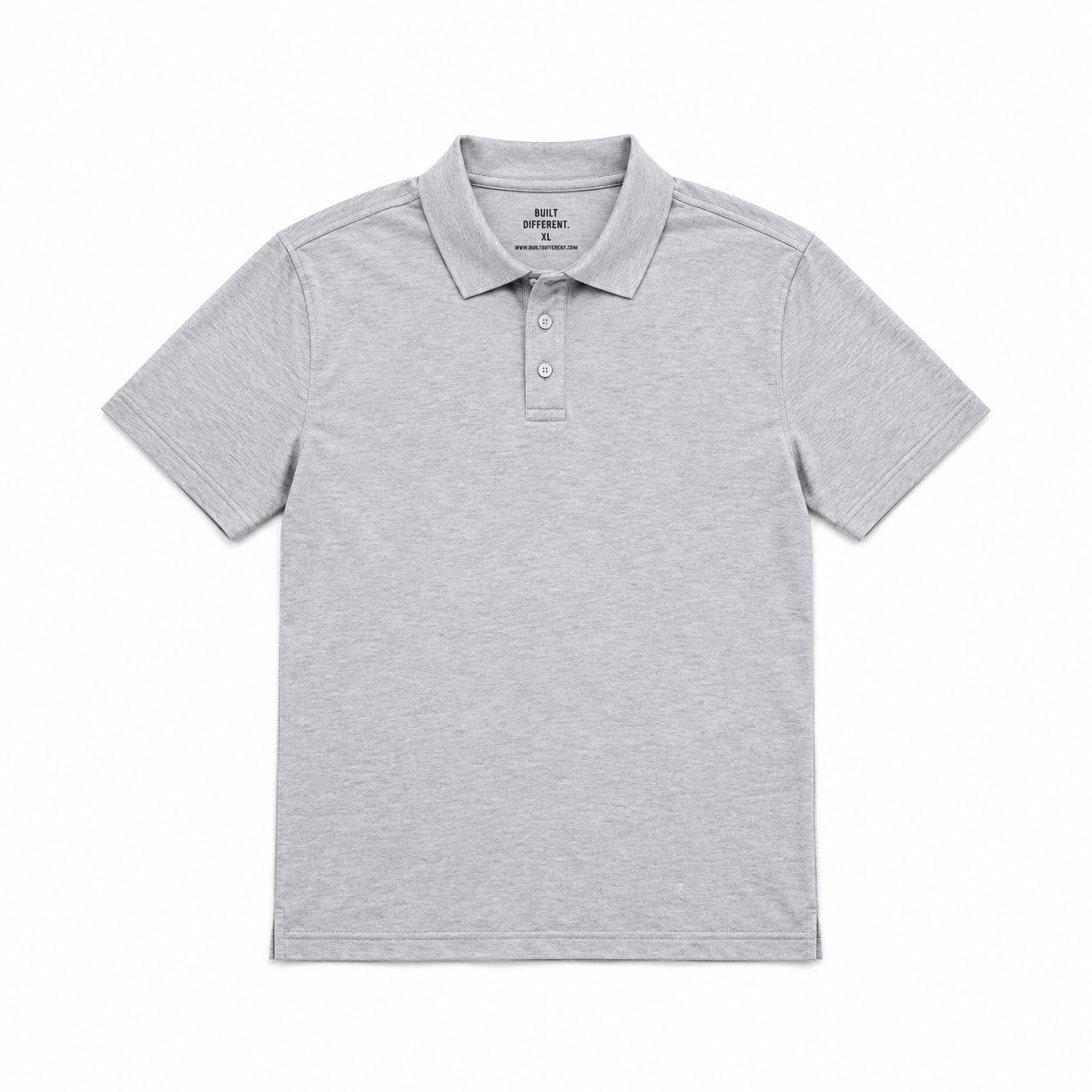 Load image into Gallery viewer, Heather Grey Polo Shirt
