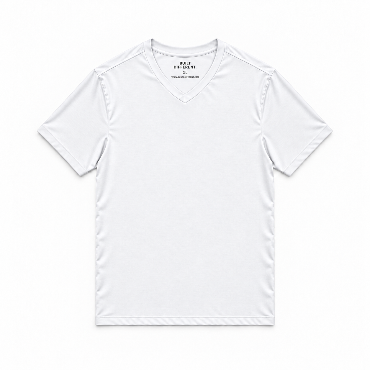 Load image into Gallery viewer, White V-Neck T-Shirt
