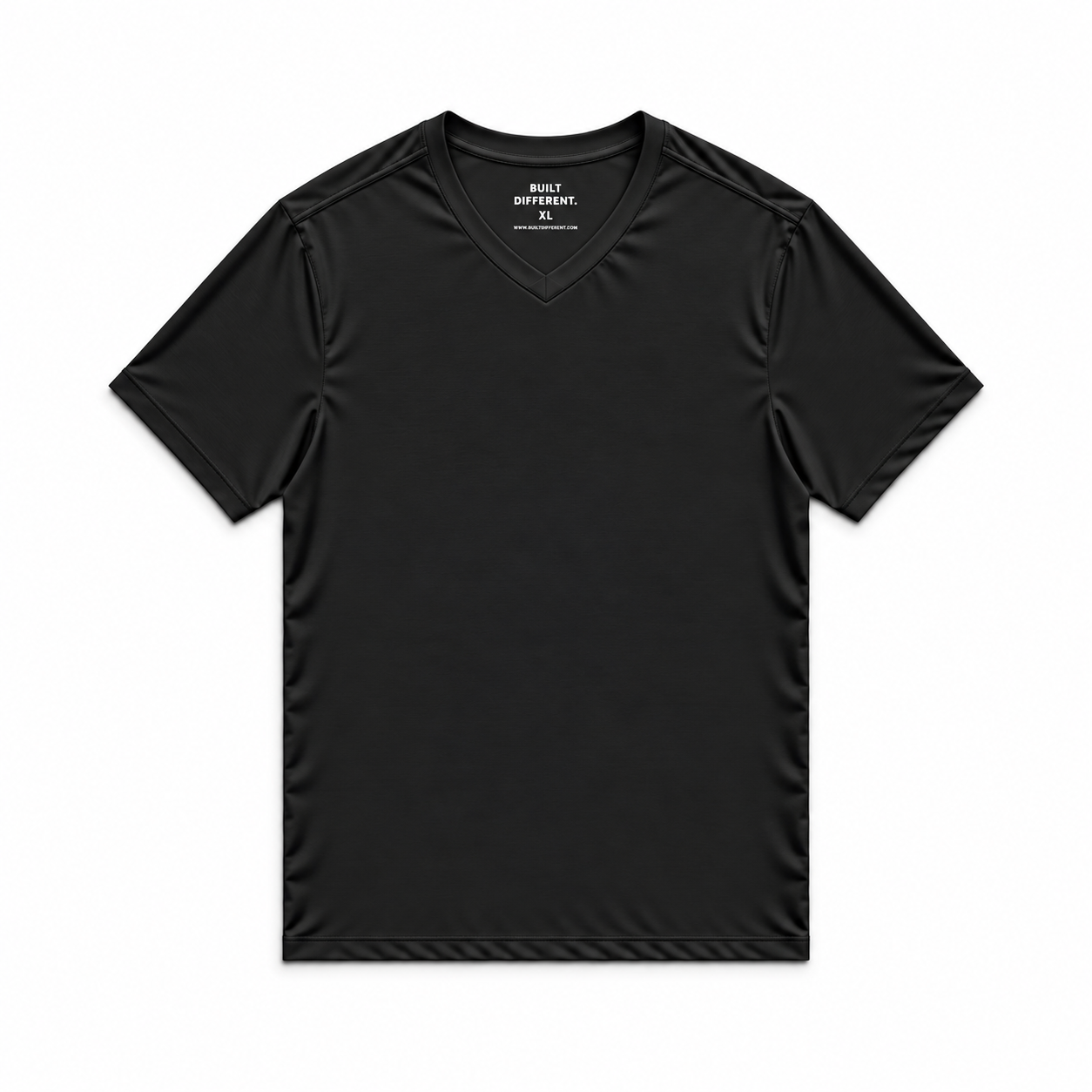 Load image into Gallery viewer, Black V-Neck T-Shirt
