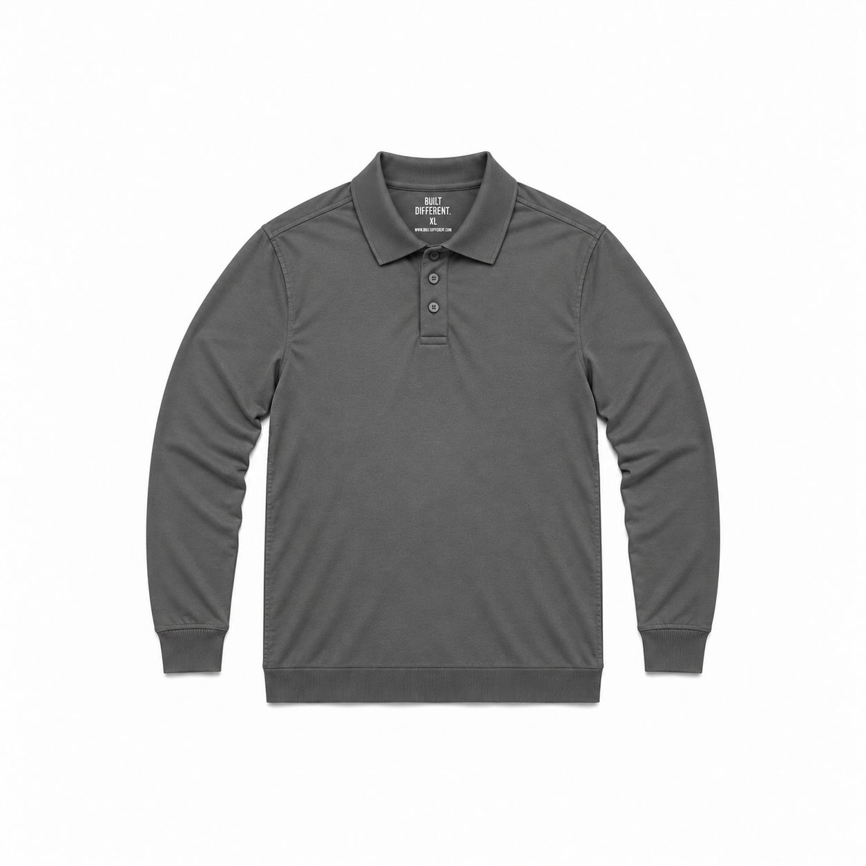 Load image into Gallery viewer, Carbon Dress Long Sleeve Polo Shirt
