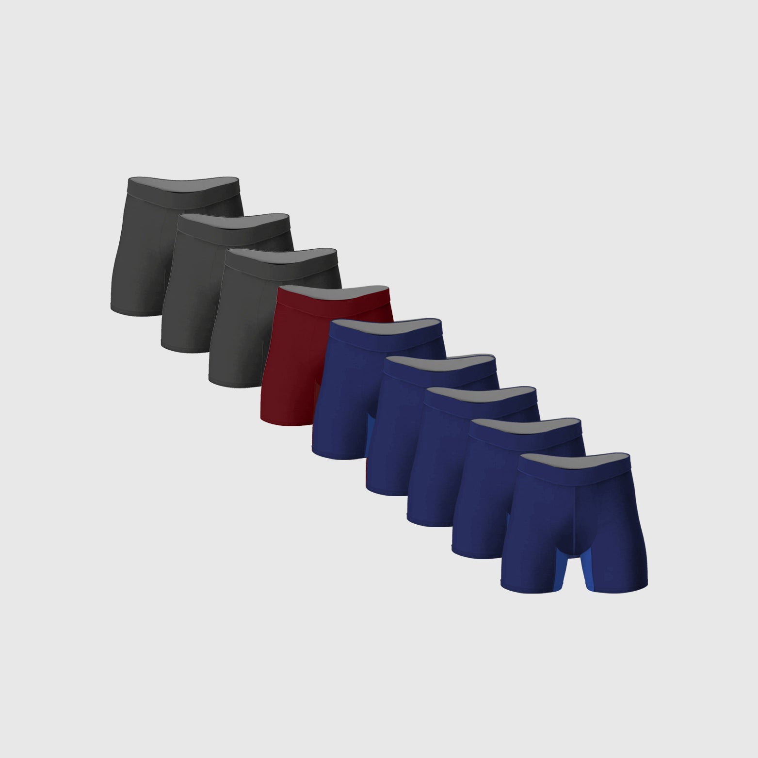 Load image into Gallery viewer, Core Anti-Chafe Bamboo Boxer Briefs 9-Pack
