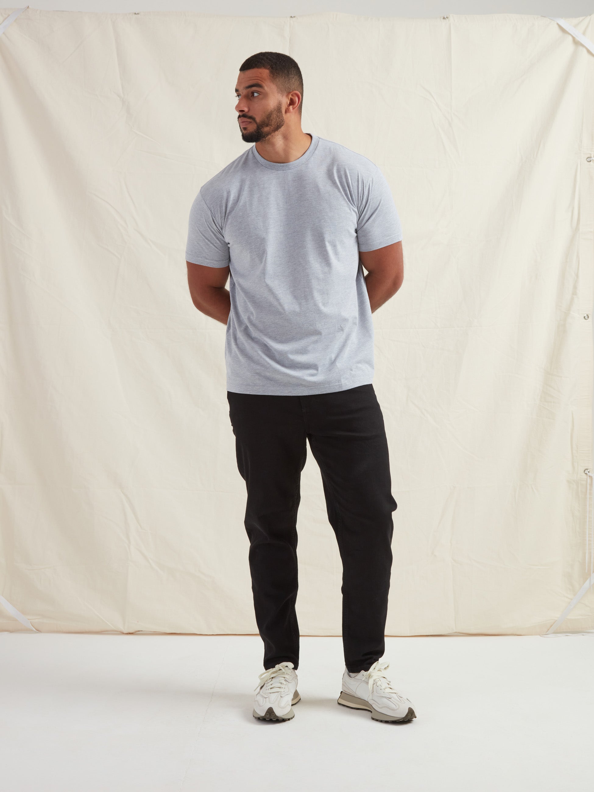 Load image into Gallery viewer, Tall Heather Grey Crew Neck T-Shirt

