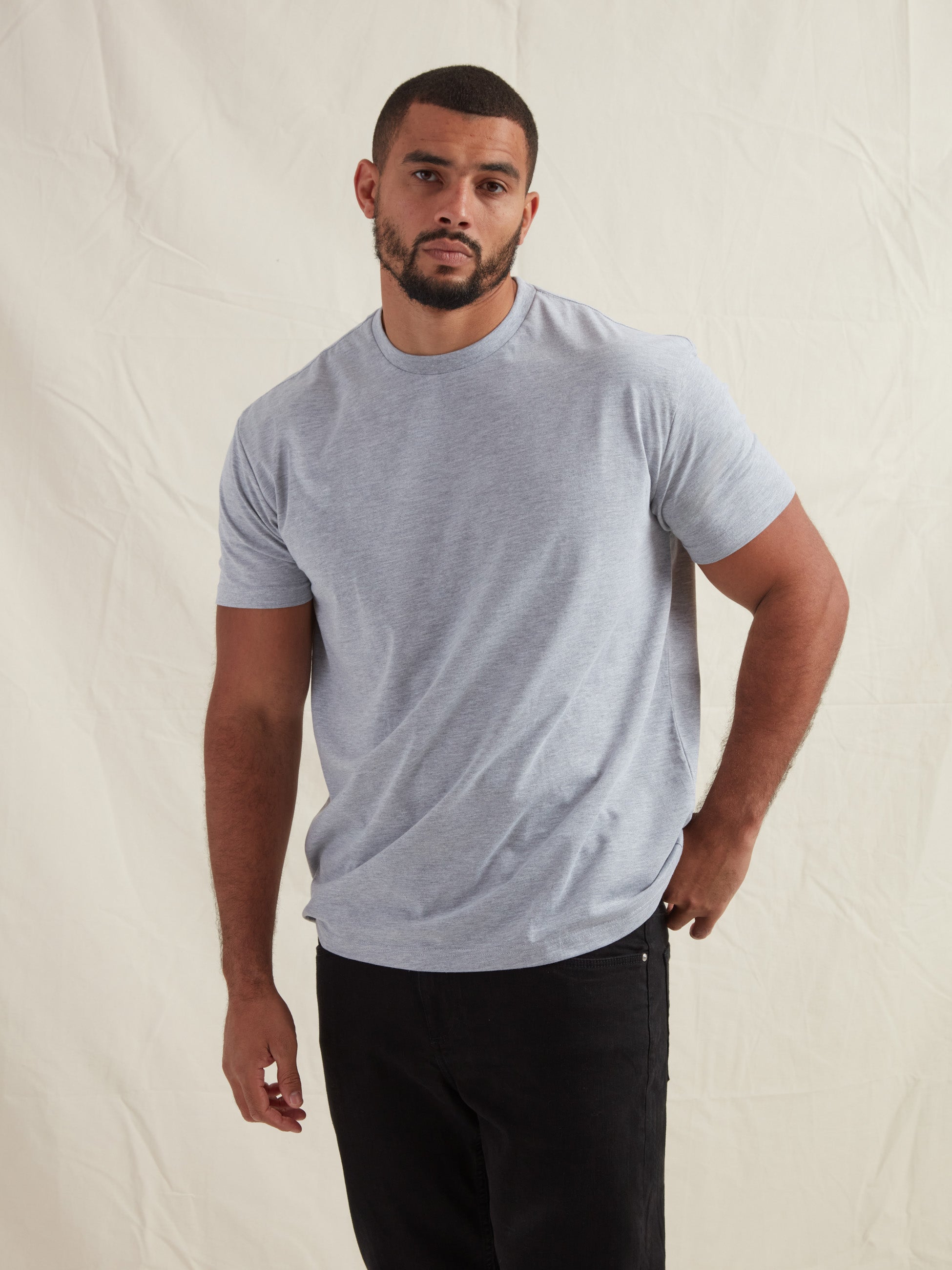 Load image into Gallery viewer, Tall Heather Grey Crew Neck T-Shirt
