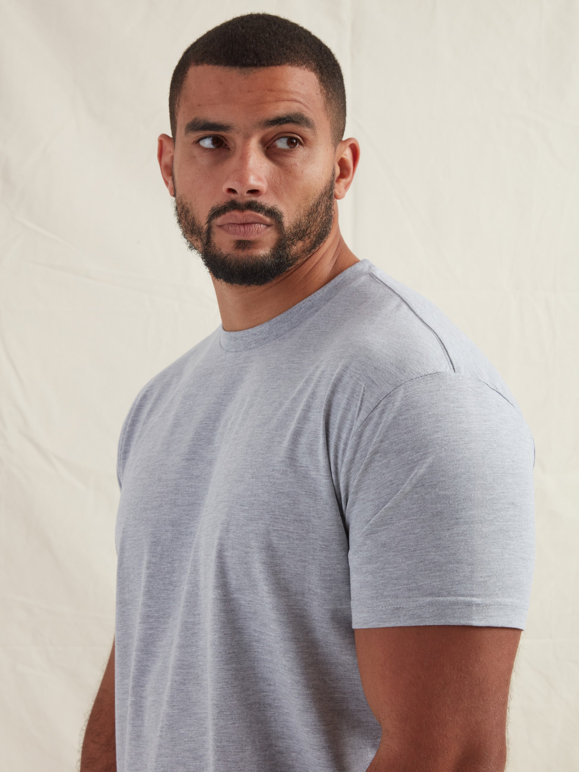 Load image into Gallery viewer, Tall Heather Grey Crew Neck T-Shirt
