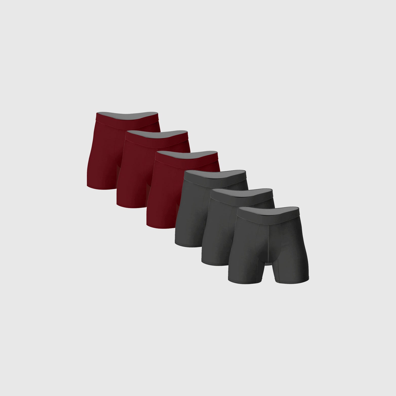 Load image into Gallery viewer, Foundation Anti-Chafe Bamboo Boxer Briefs 6-Pack
