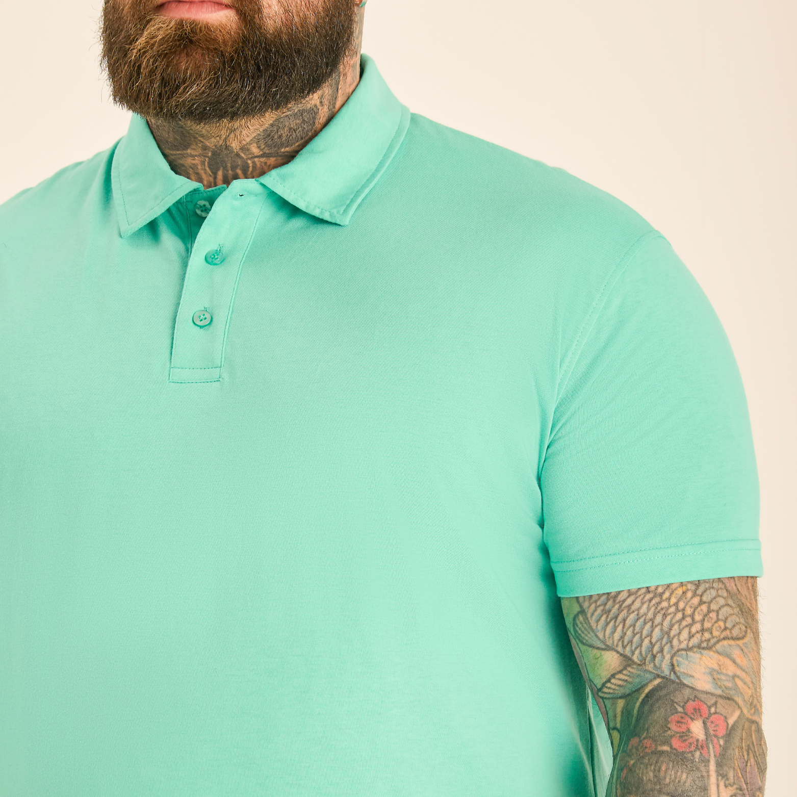 Load image into Gallery viewer, Aqua Polo Shirt
