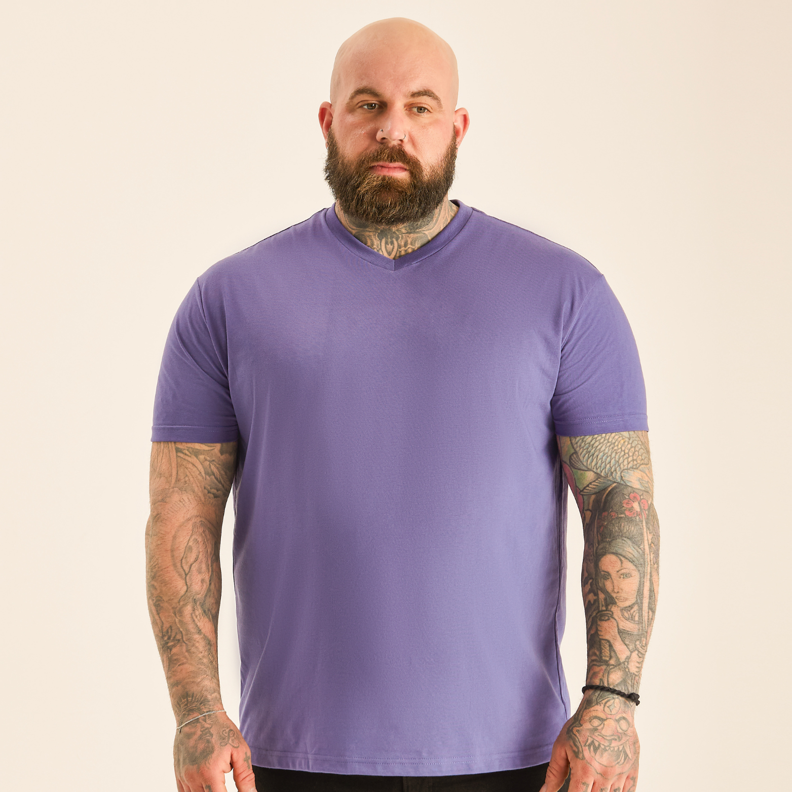 Load image into Gallery viewer, Purple V-Neck
