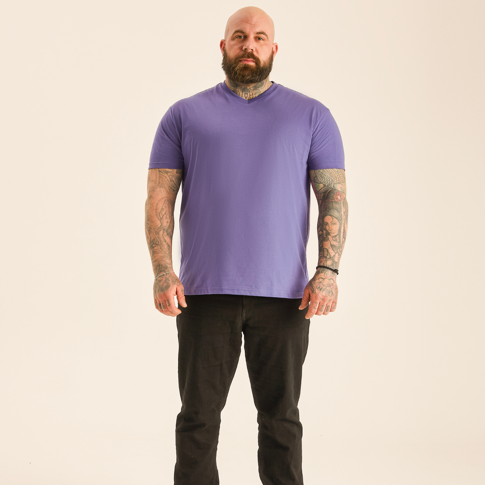 Load image into Gallery viewer, Purple V-Neck
