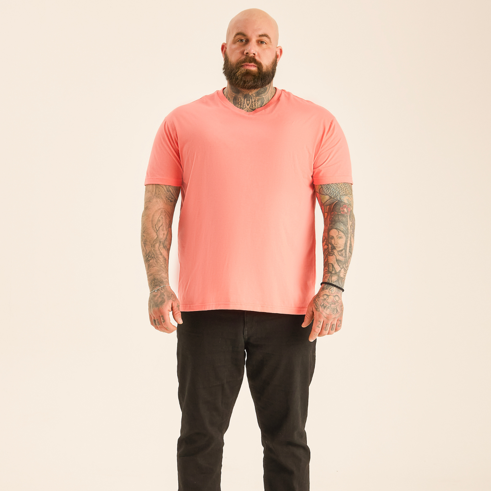 Load image into Gallery viewer, Peach V-Neck
