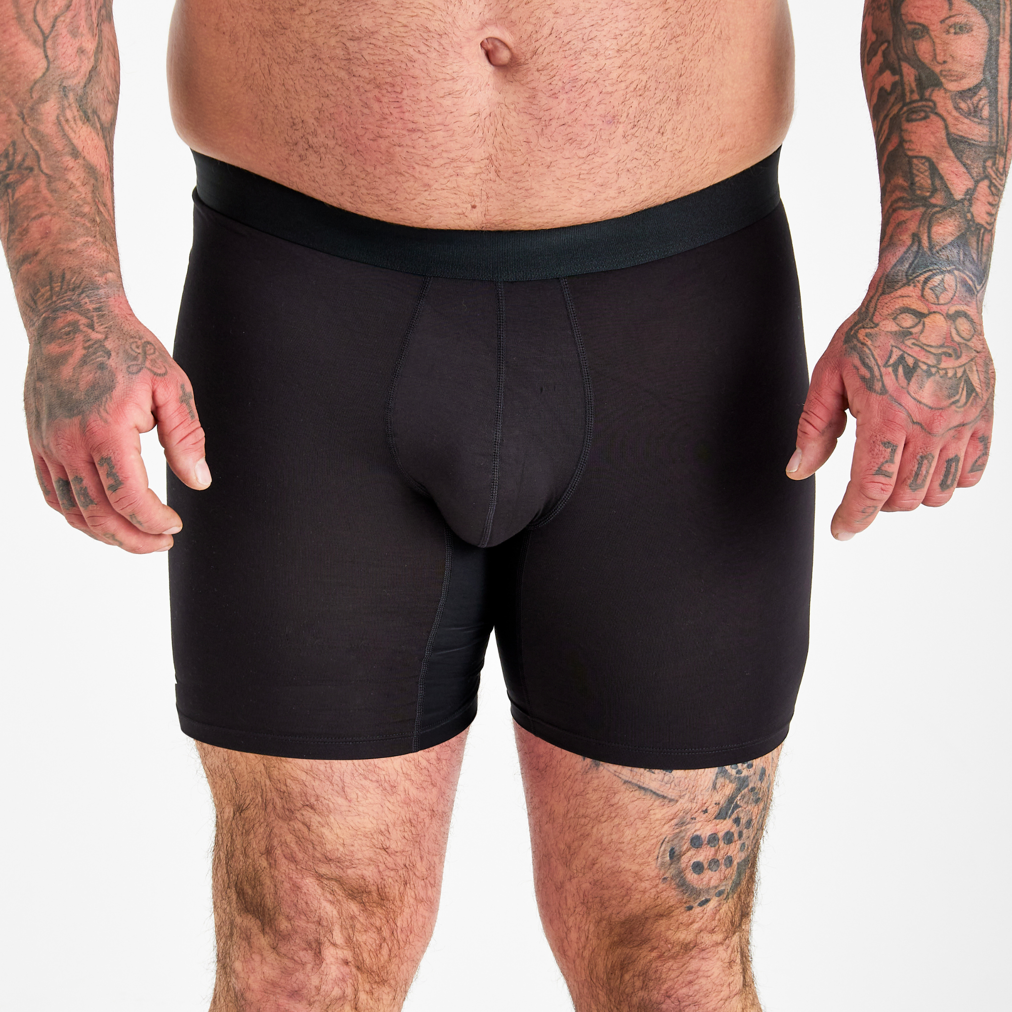 Load image into Gallery viewer, Comfort Anti-Chafe Bamboo Boxer Briefs 6-Pack
