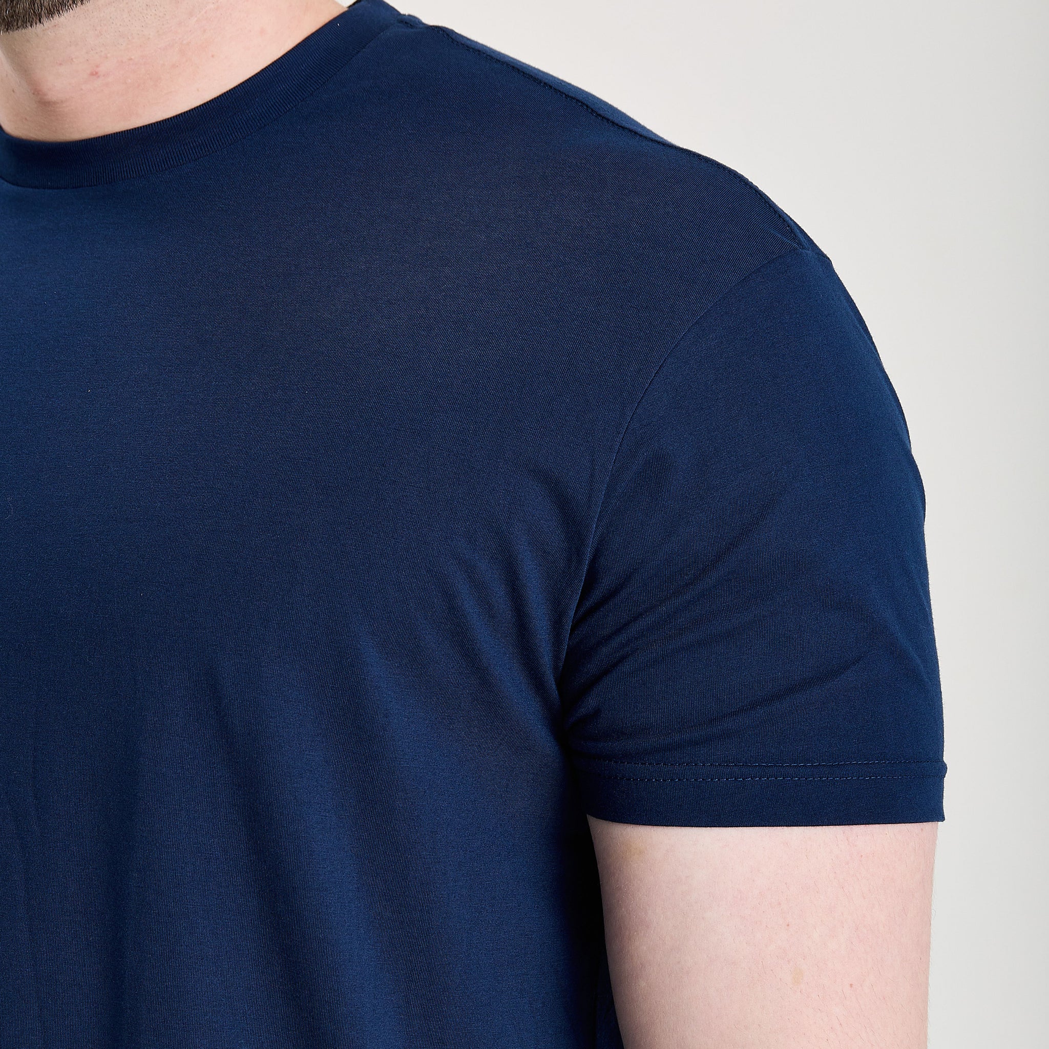 Load image into Gallery viewer, Tall Deep Blue Crew Neck
