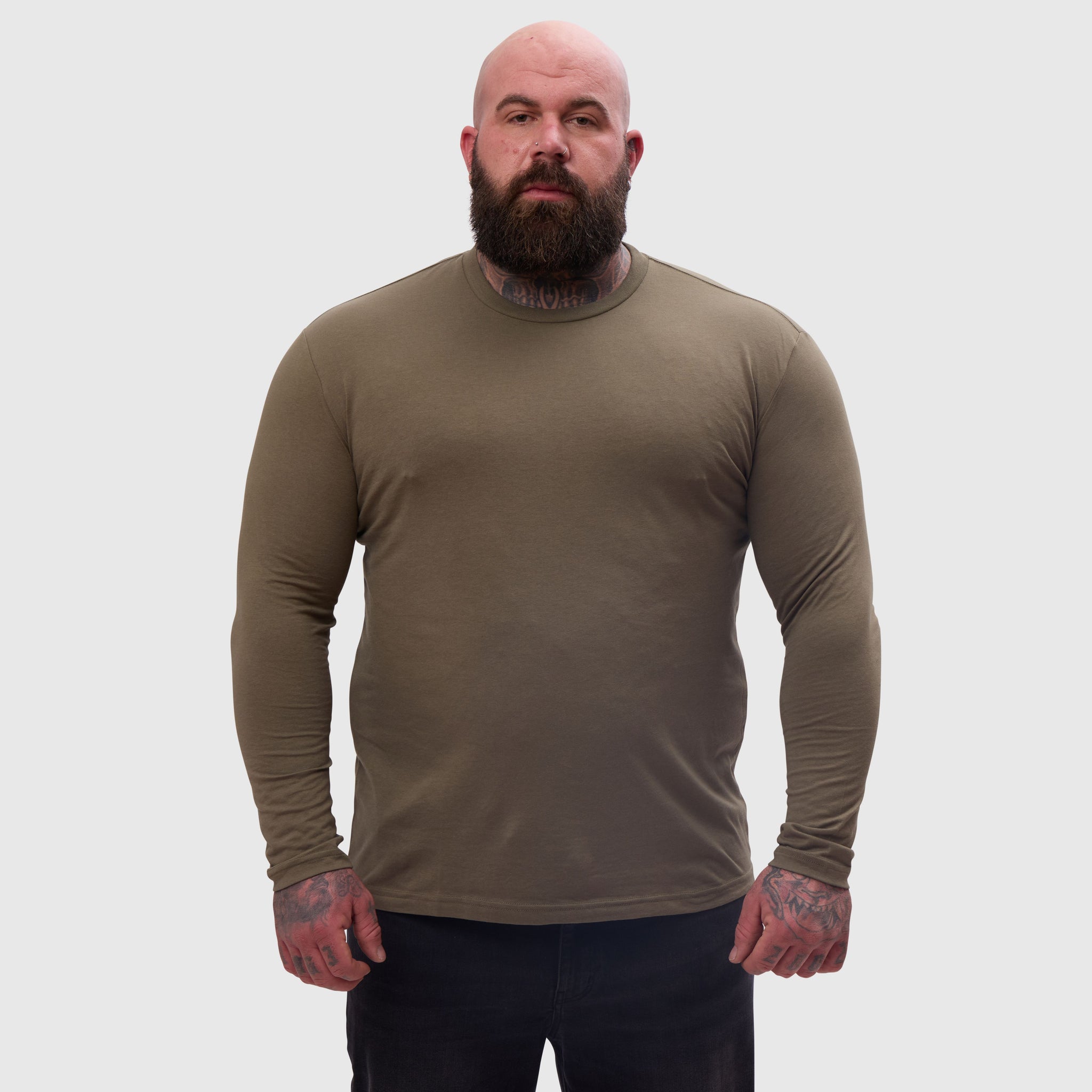 Load image into Gallery viewer, Tall Khaki Long Sleeve
