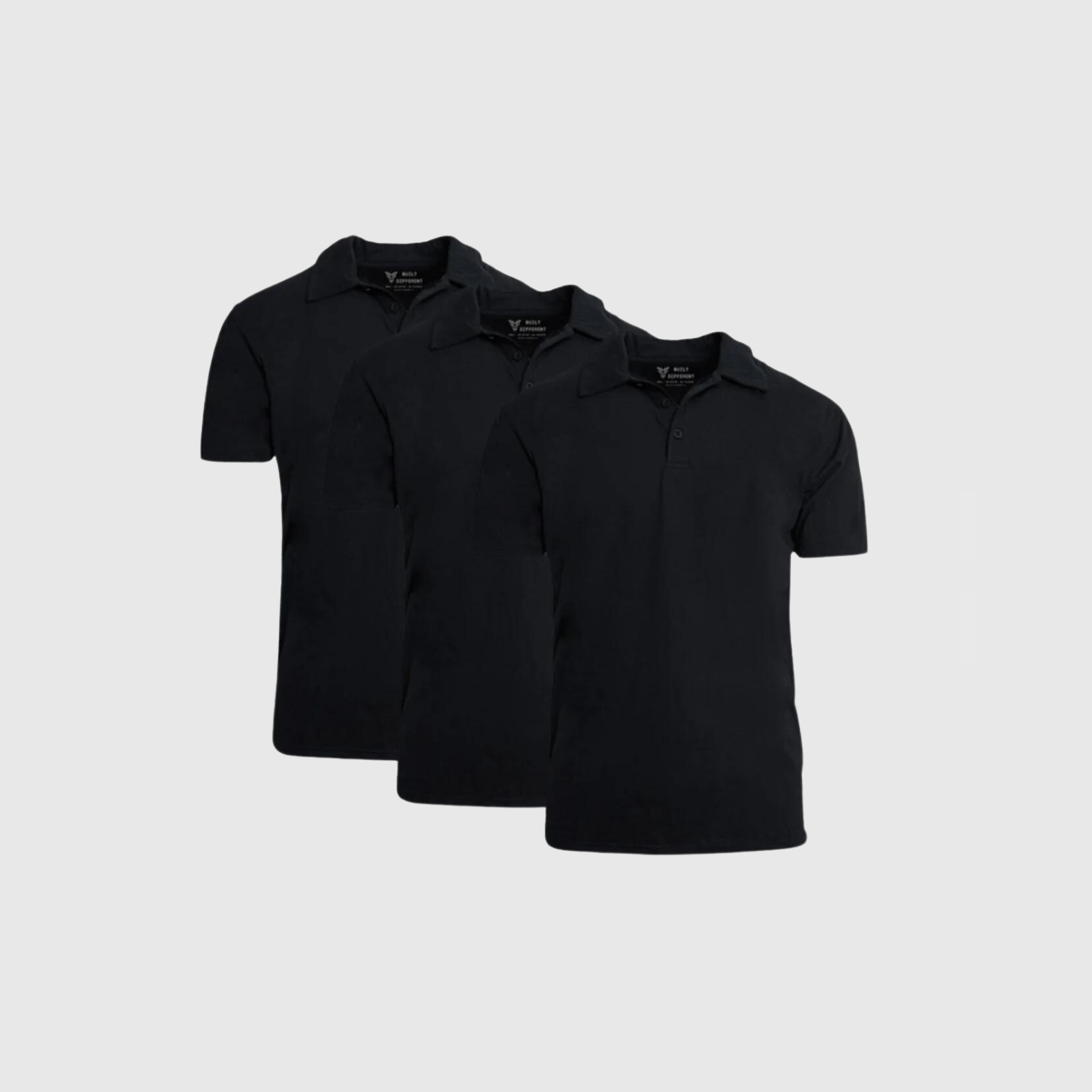 Load image into Gallery viewer, Tall Polo Black 3-Pack
